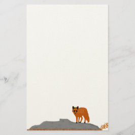 🦊 Renard sur le Rocher Brevpapper