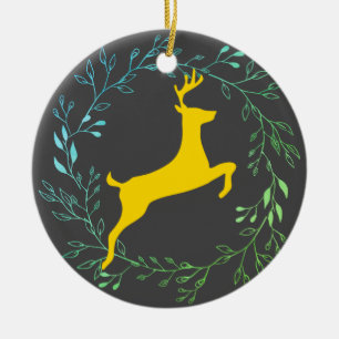 Renare - Blitzen Julgransprydnad Keramik