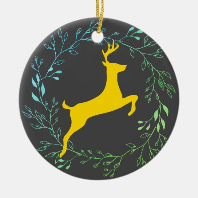 Renare - Blitzen Julgransprydnad Keramik (Framsidan)