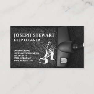 Renare Logotyp Deep Carpet Städning Visitkort