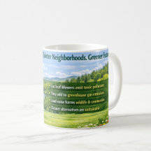 Renare luft Eco-medvetenhet mugg 