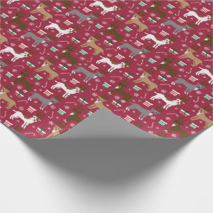 Renare Pitbull Hundar jul helgdag Presentpapper