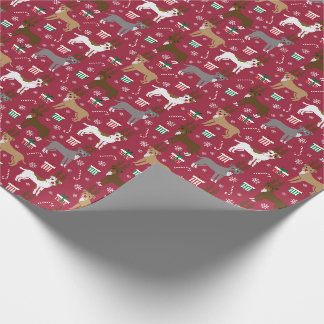 Renare Pitbull Hundar jul helgdag Presentpapper