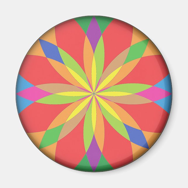 RenascencePub Bright Vibrant Färg Fridge Magnet! Magnet (Framsidan)