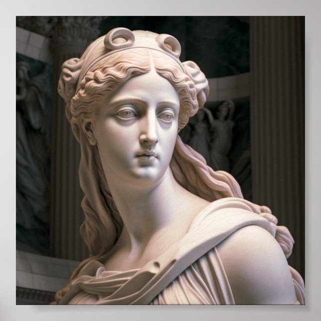 Renascentist Statue Poster (Framsidan)