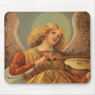Renässangängel spelande violin Melozzo da Forli Musmatta