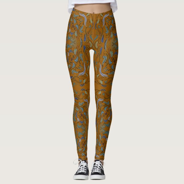 renässans höstplatta leggings (Framsida)