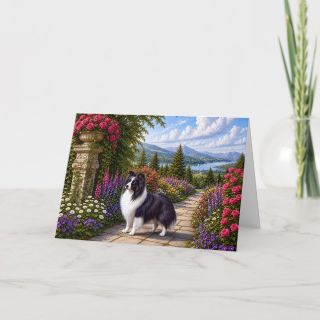 Renässans Shetlands Shepardhund Blank Kort (Framsida)
