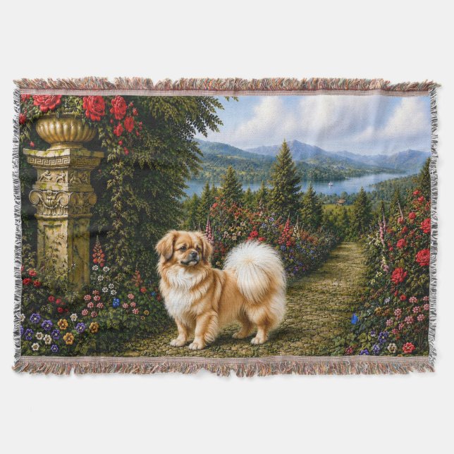 Renässans Tibetansk Spaniel Filt (Framsidan)
