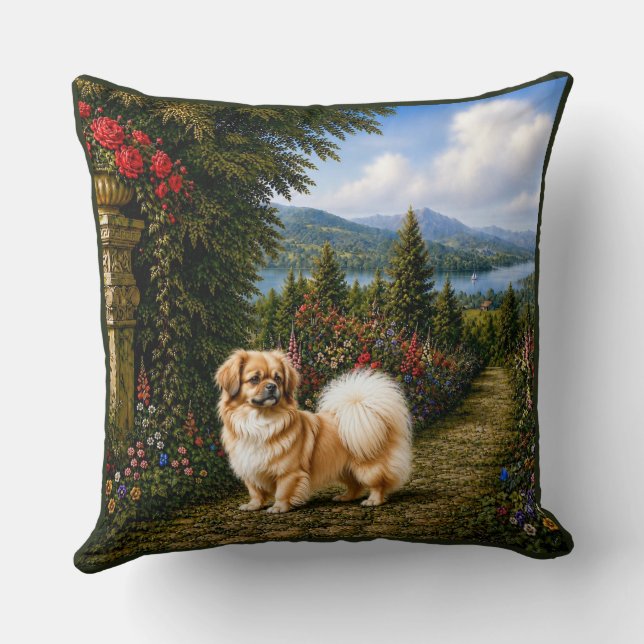 Renässans Tibetansk Spaniel Kudde (Baksida)