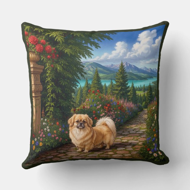 Renässans Tibetansk Spaniel Kudde (Baksida)