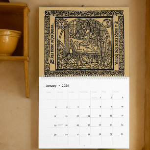 Renässansens medeltida gotik 1492 kalender