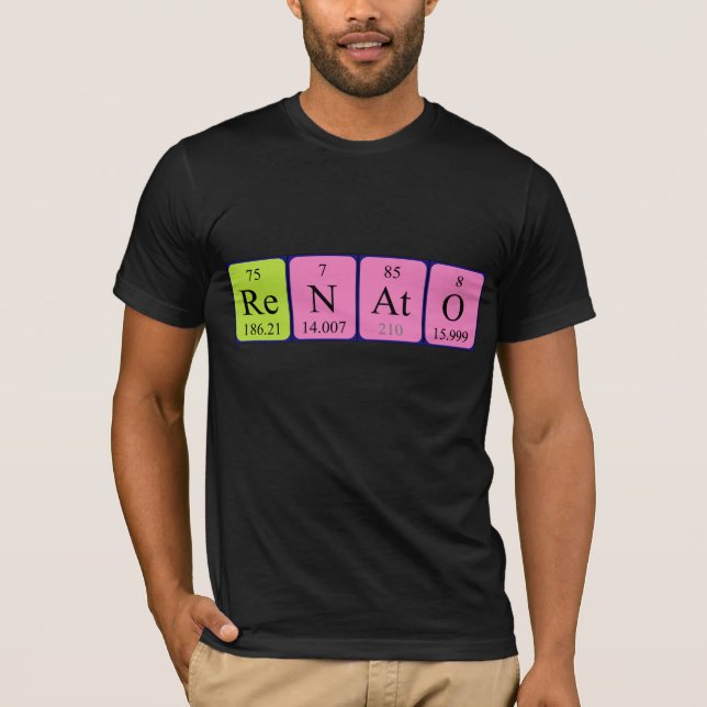 Renato periodiskt återkommande skjorta bord namn tee shirt (Framsida)