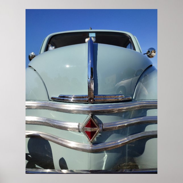 Renaul* 4CV, Fransk i vintage. Poster (Framsidan)