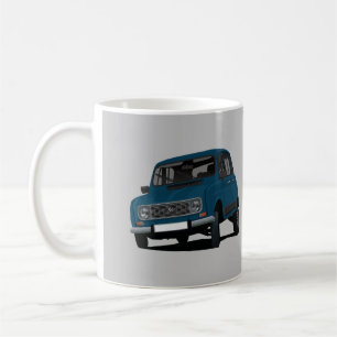Renault 4 - DIY - 2-bild Kaffemugg