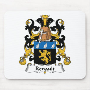 Renault familjvapensköld musmatta