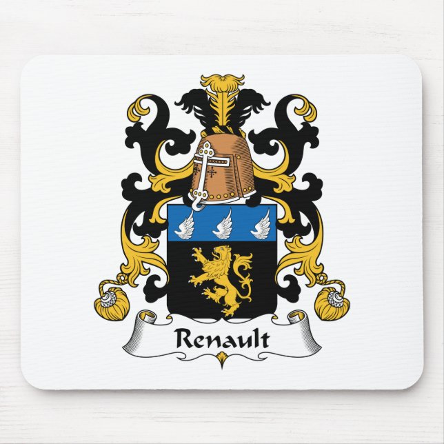 Renault familjvapensköld musmatta (Framsidan)