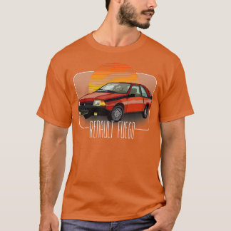 Renault Fuego Retro Classic Älskare Design T Shirt
