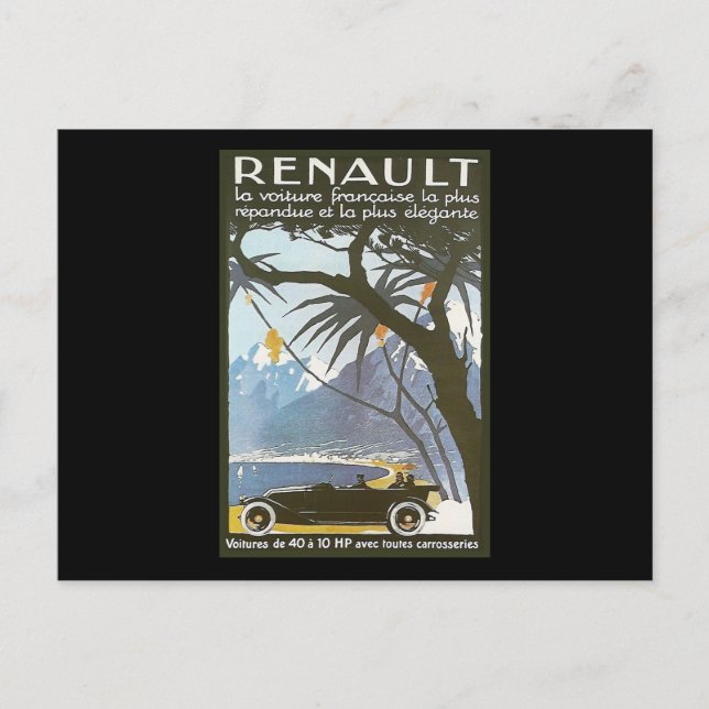 Renault Vykort (Framsida)