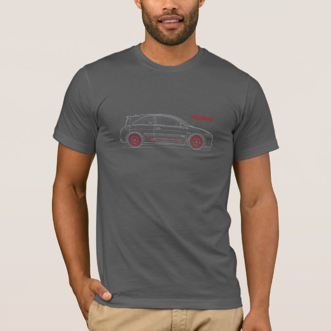 RenaultSport Megane R26.R Mörk T-Shirt (Framsida)