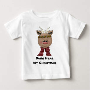 Renbaby 1st T-tröja för jul T-shirt