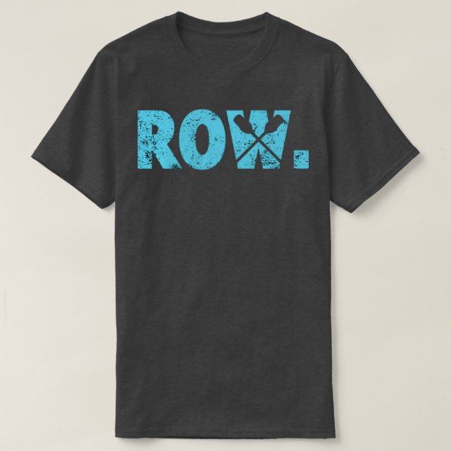 Renderad för rowers kayak ampamp canoe vatten spo t shirt (Design framsida)