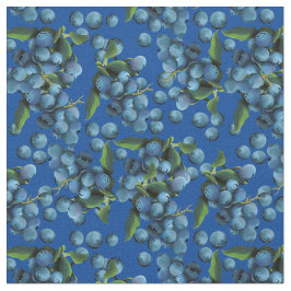 Renderande blåbär tyg