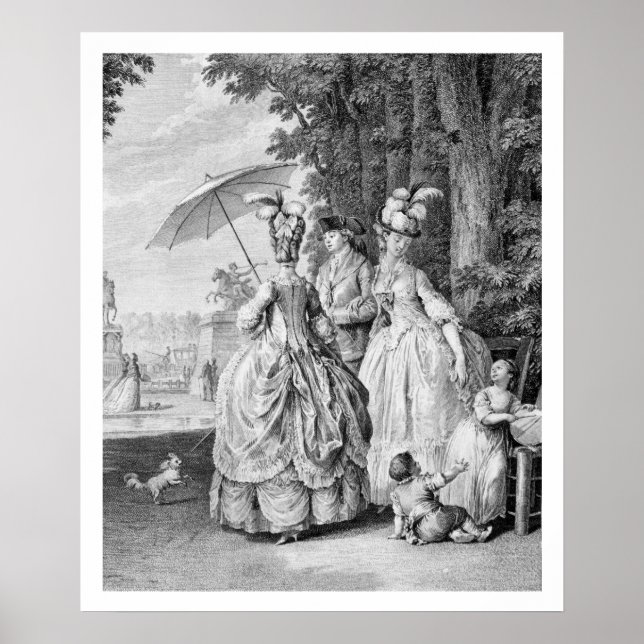 Rendezvous i Marly, graverad av Carl Guttenbe Poster (Framsidan)