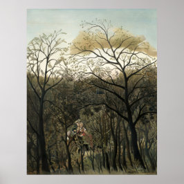 Rendezvous in Forest - Henri Rousseau Fine Art Poster