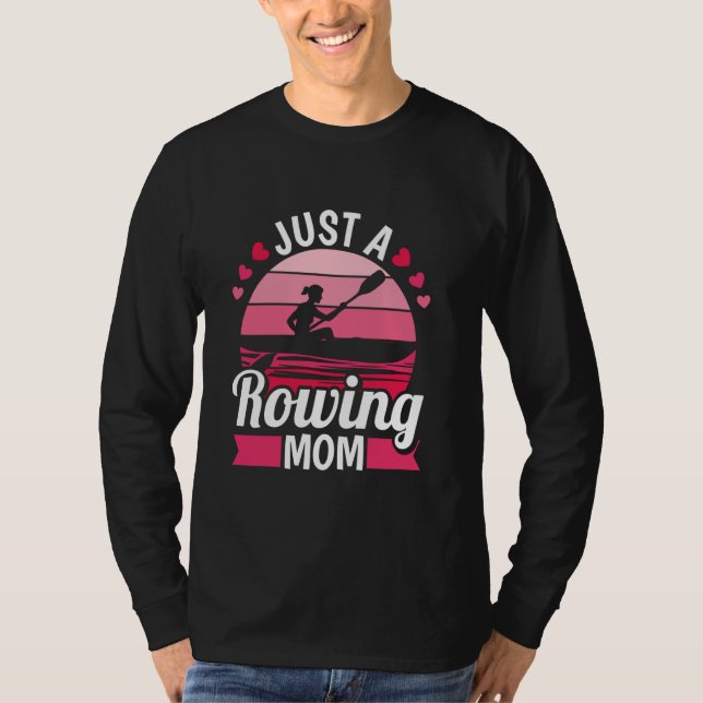 Rending Mor Row - Boat Rower A Rending Mamma T Shirt (Framsida)