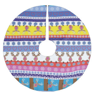 rendömet christmas julgransmatta borstad polyester