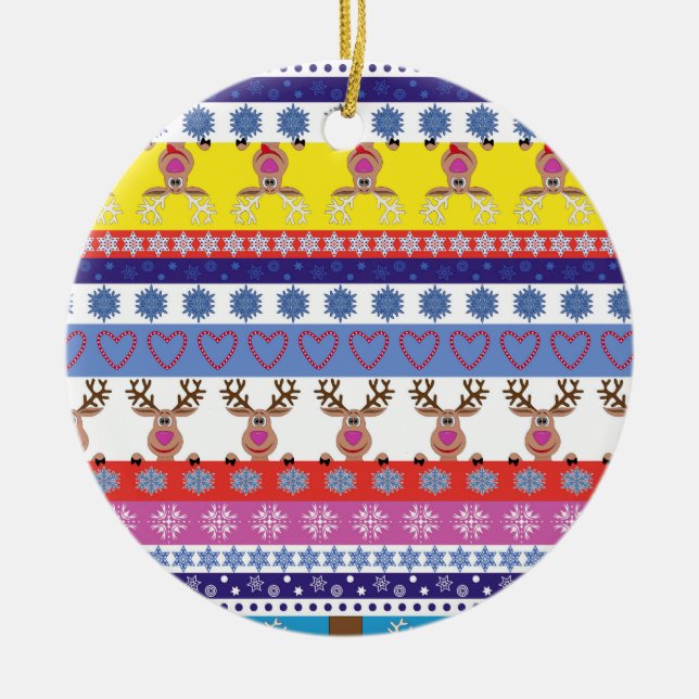 rendömet christmas julgransprydnad keramik (Framsidan)