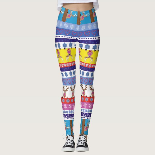 rendömet christmas leggings (Framsida)