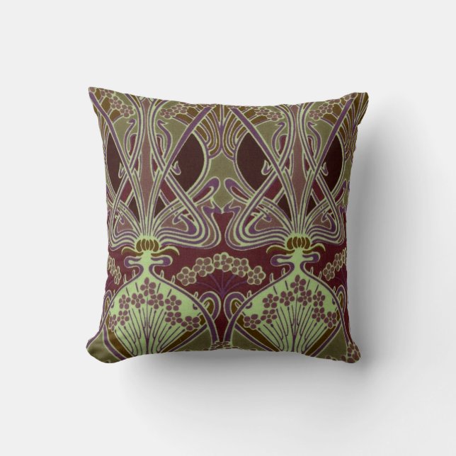 Rene Beauclair Art nouveau Kudde (Framsida)