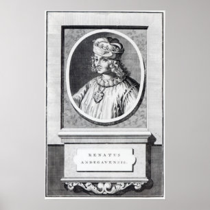 Rene d Anjou, kung av Naples Poster