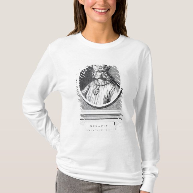 Rene d Anjou, kung av Naples Tee Shirt (Framsida)