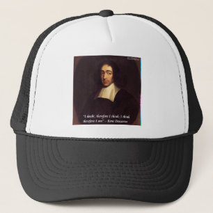 René Descartes Jag Tänker Alltså Är Jag Citat Keps