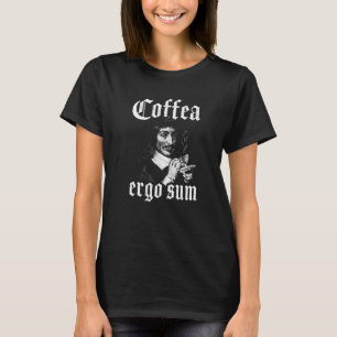 René Descartes Kaffe Principer Filosofi Coffea T Shirt