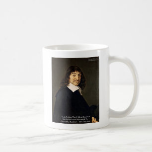 Rene Descartes Löser Problem Visdoms Citat Gåvor Kaffemugg