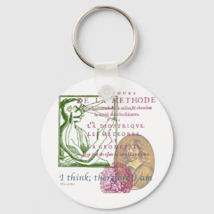 Rene Descartes Nyckelring