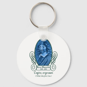 René Descartes Nyckelring