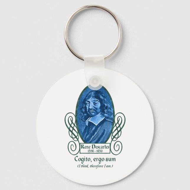 René Descartes Nyckelring (Framsida)