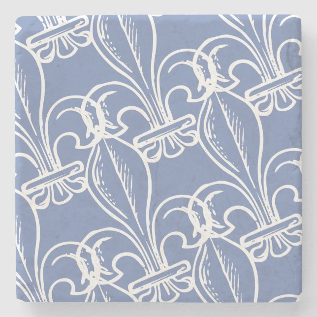 René Levesques Citation Peuple Québec Fleur de Lys Stenunderlägg (Framsidan)