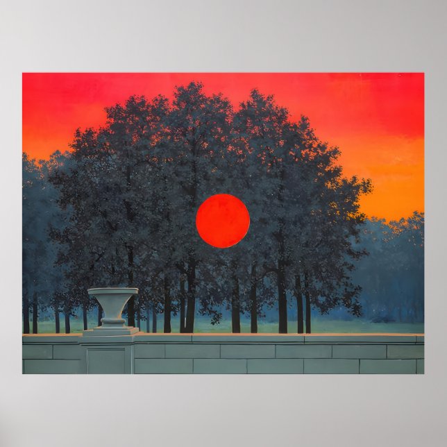 Rene Magritte art Poster (Framsidan)