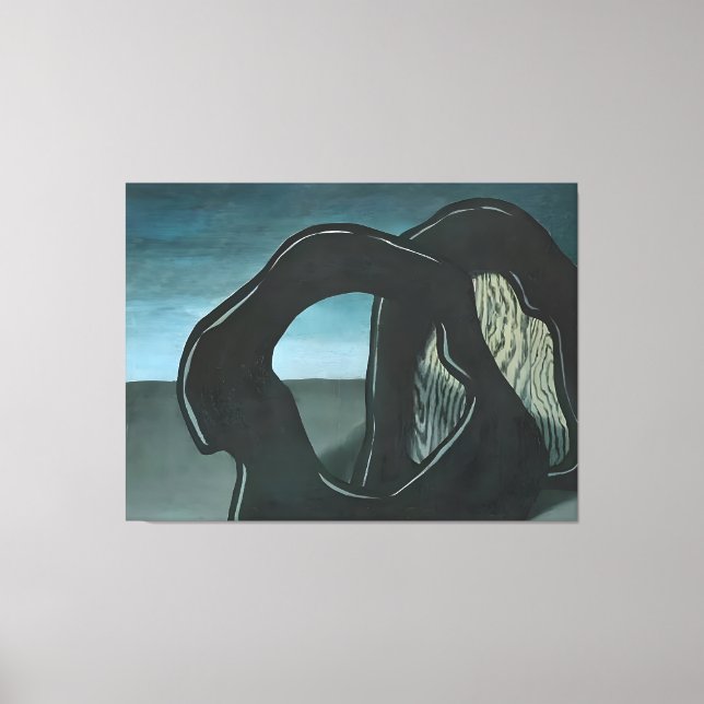 Rene Magritte konst Canvastryck (Framsida)
