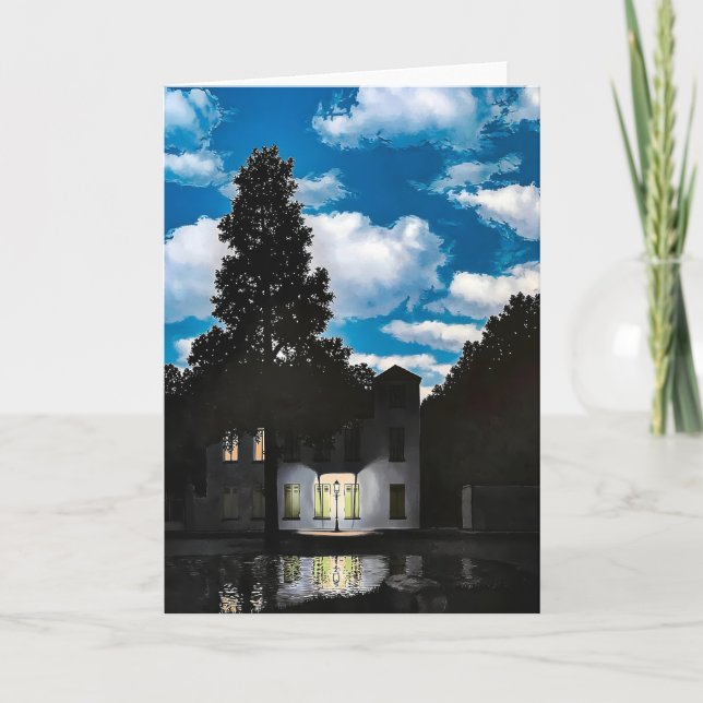 Rene Magritte konst målning Kort (Framsida)