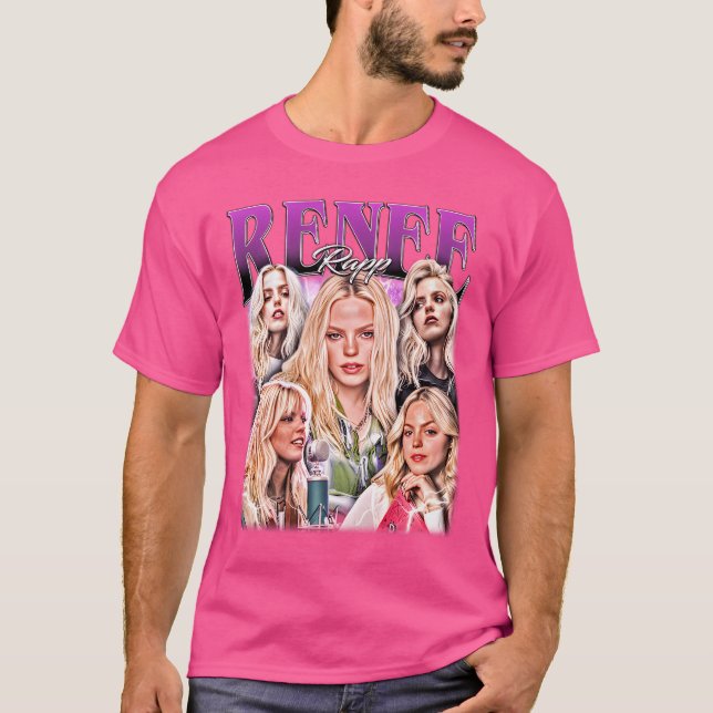 Rene Rapp Bootleg Vintage Tshirt T Shirt (Framsida)