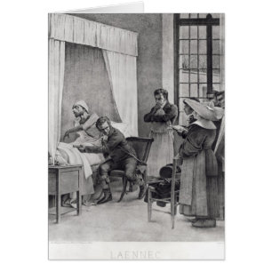 Rene Theophile Hyacinthe Laennec Hälsningskort