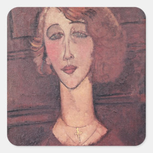 Renee 1917 fyrkantigt klistermärke