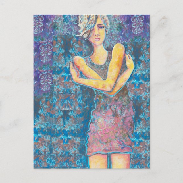 Renee, female Figur Art Postcard Vykort (Framsida)